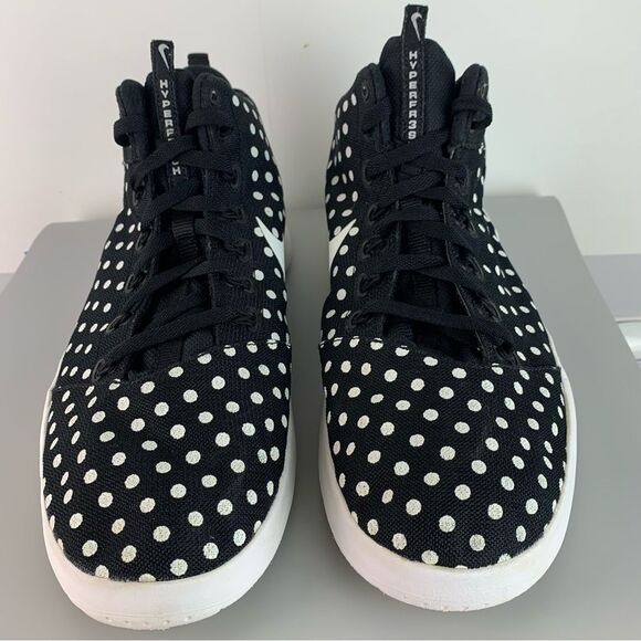 Nike Hyperfr3Sh Black White Polka Dot Sneaker Sz 13 Men’s shoes basketball - Picture 3 of 8